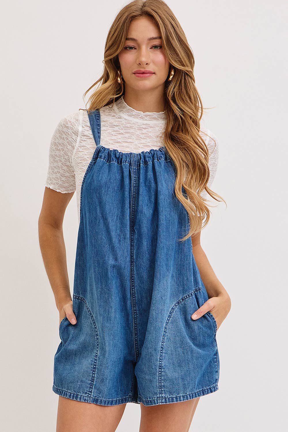 Denim Romper