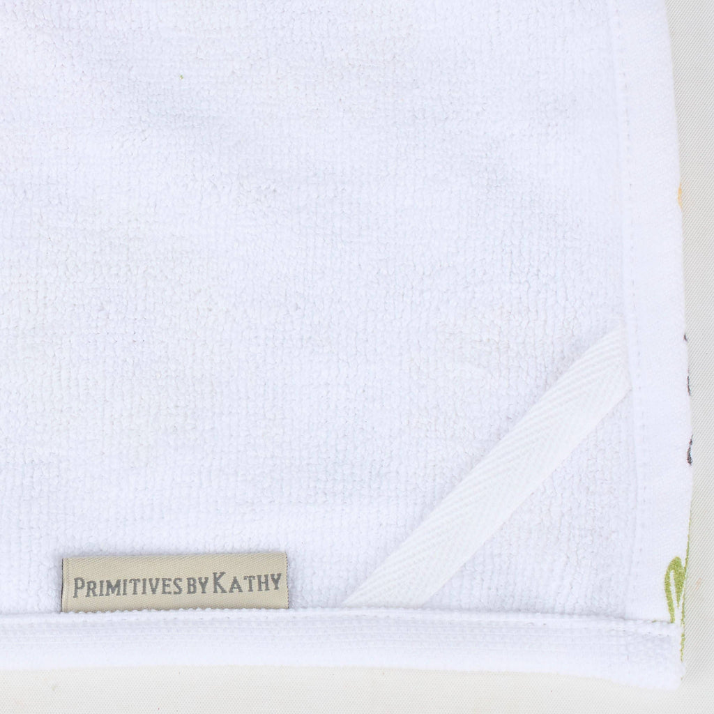 Peony Bee Kitchen Towel