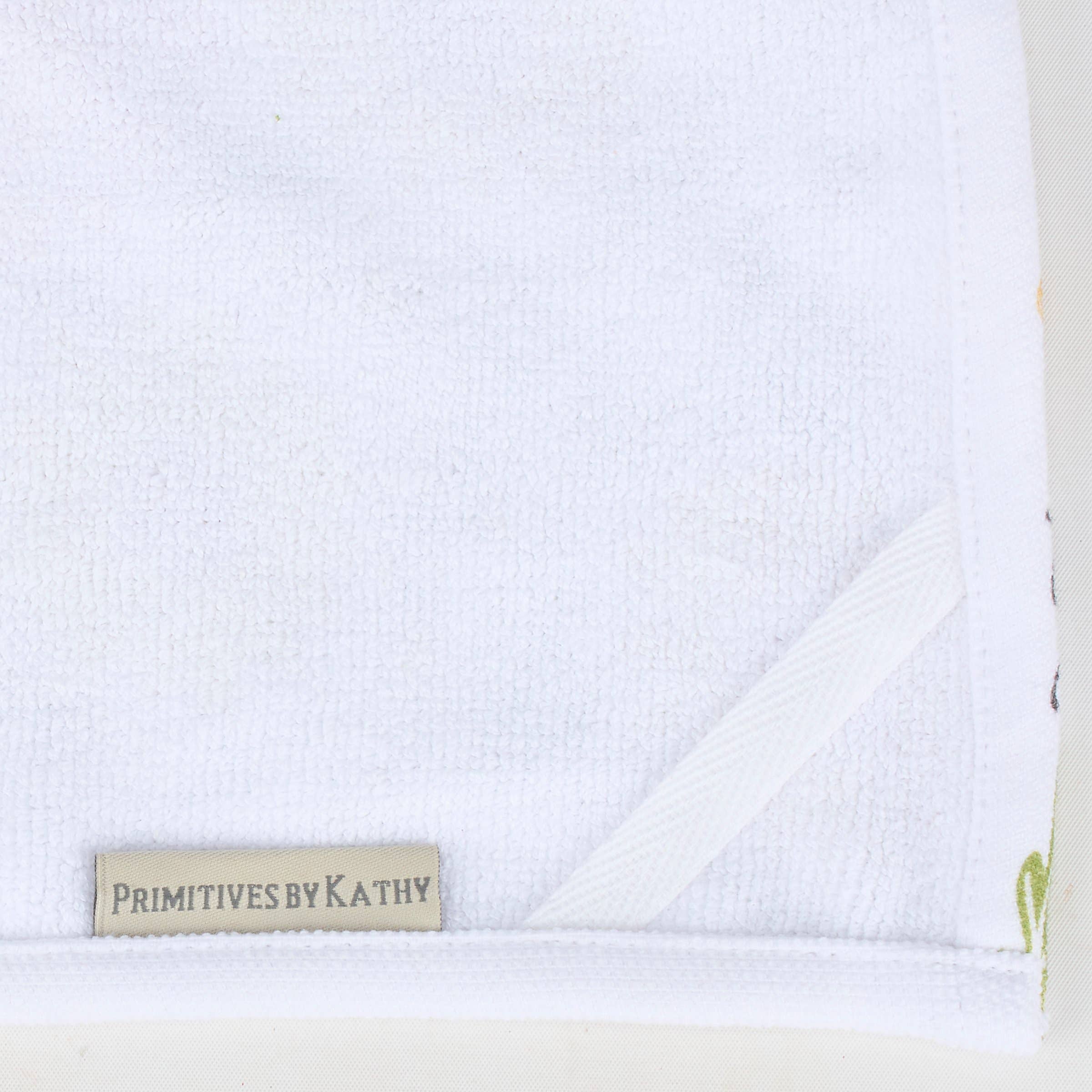 Peony Bee Kitchen Towel