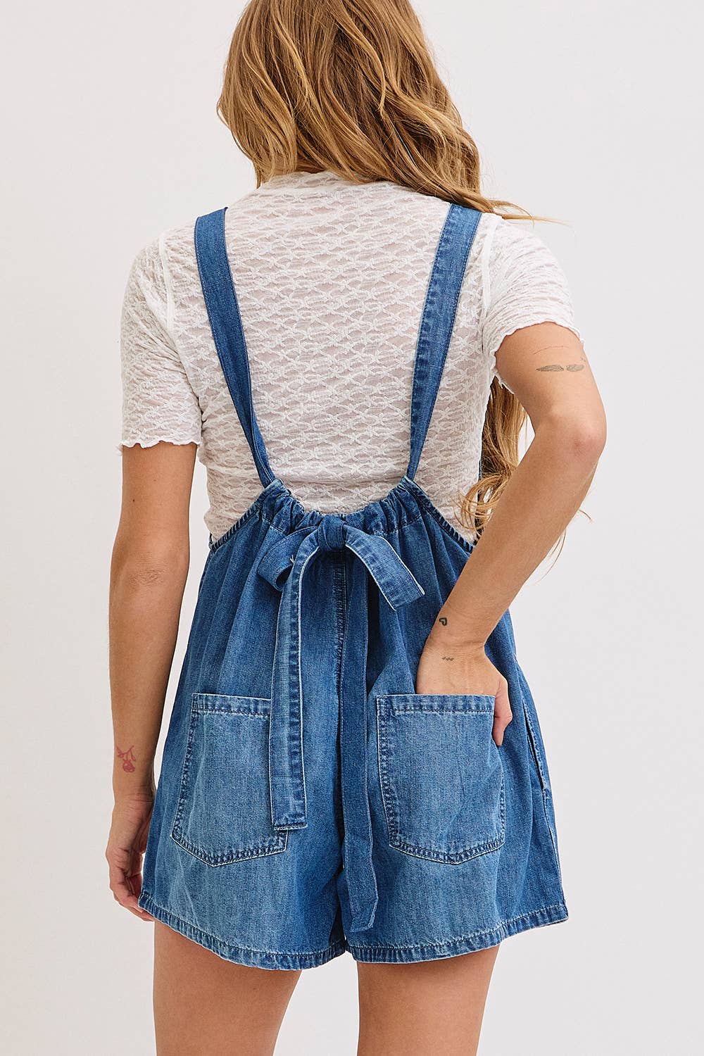 Denim Romper