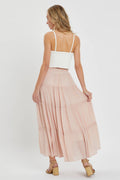 Boho Tiered Maxi Skirt