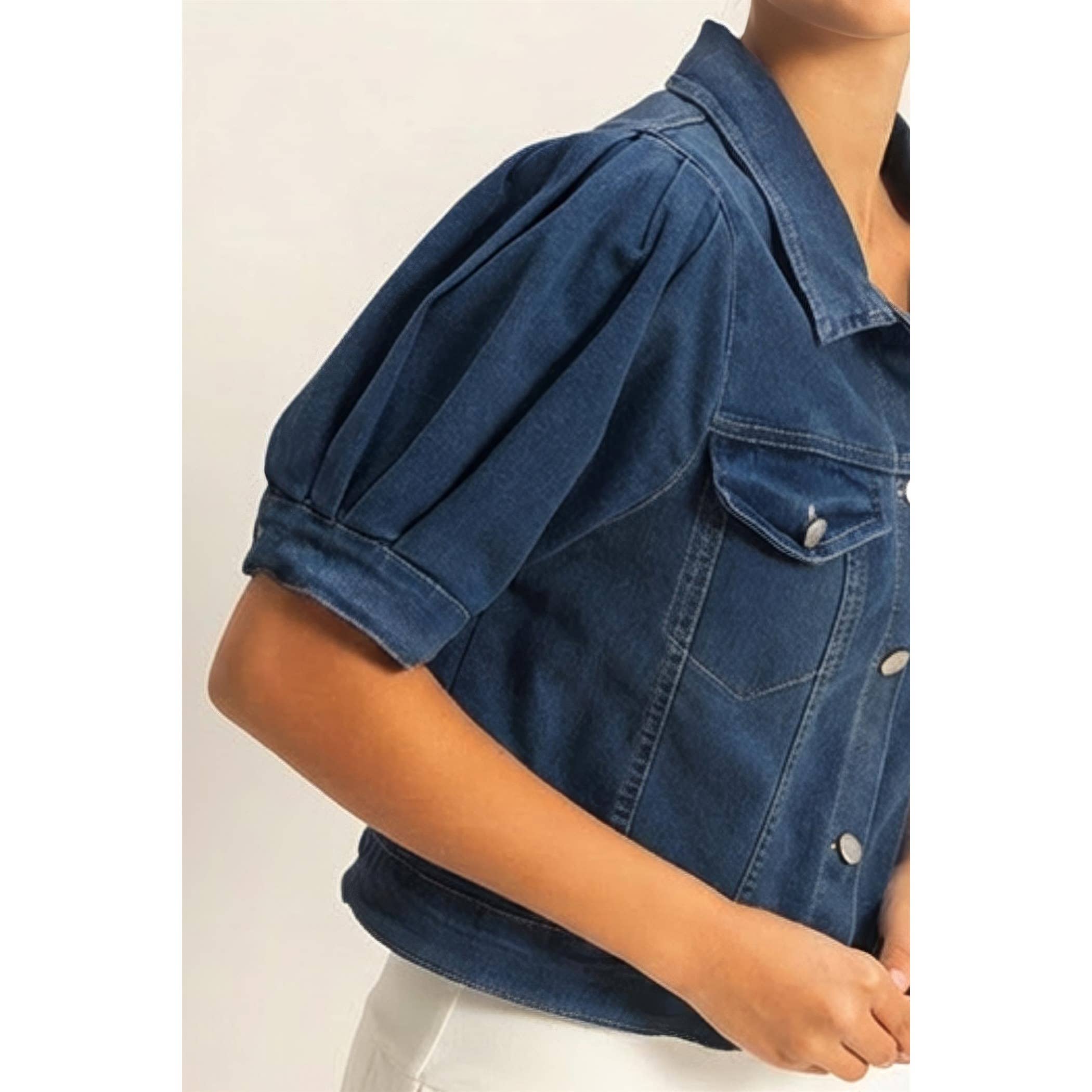 Enzyme Washed Denim Jacket