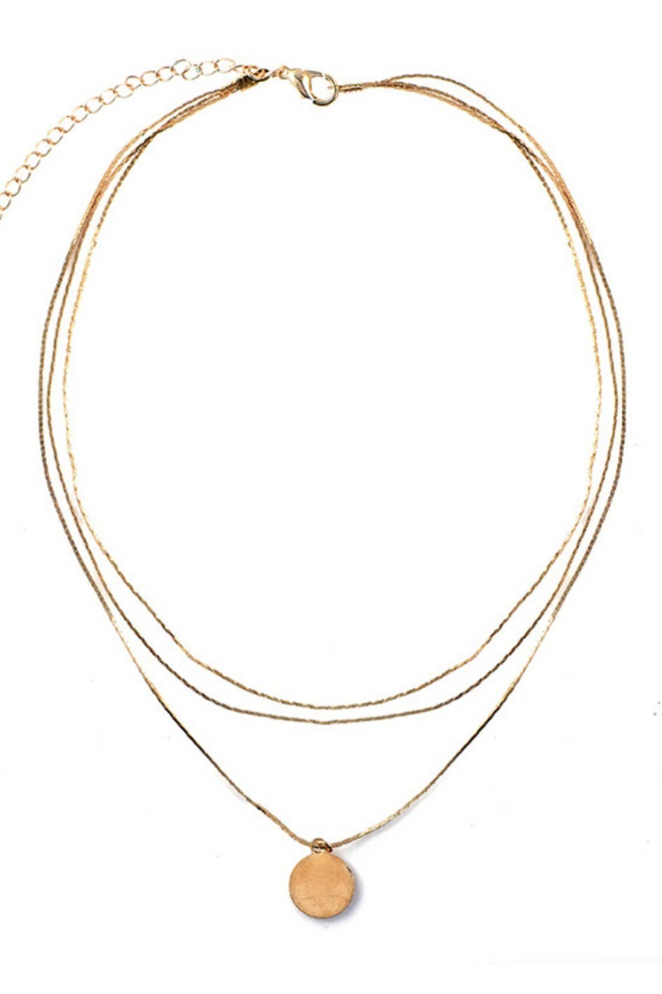 18K Gold Plated Waterproof Stainless Steel Chain Necklace - 6931