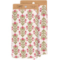 Floral Block Kitchen Towel