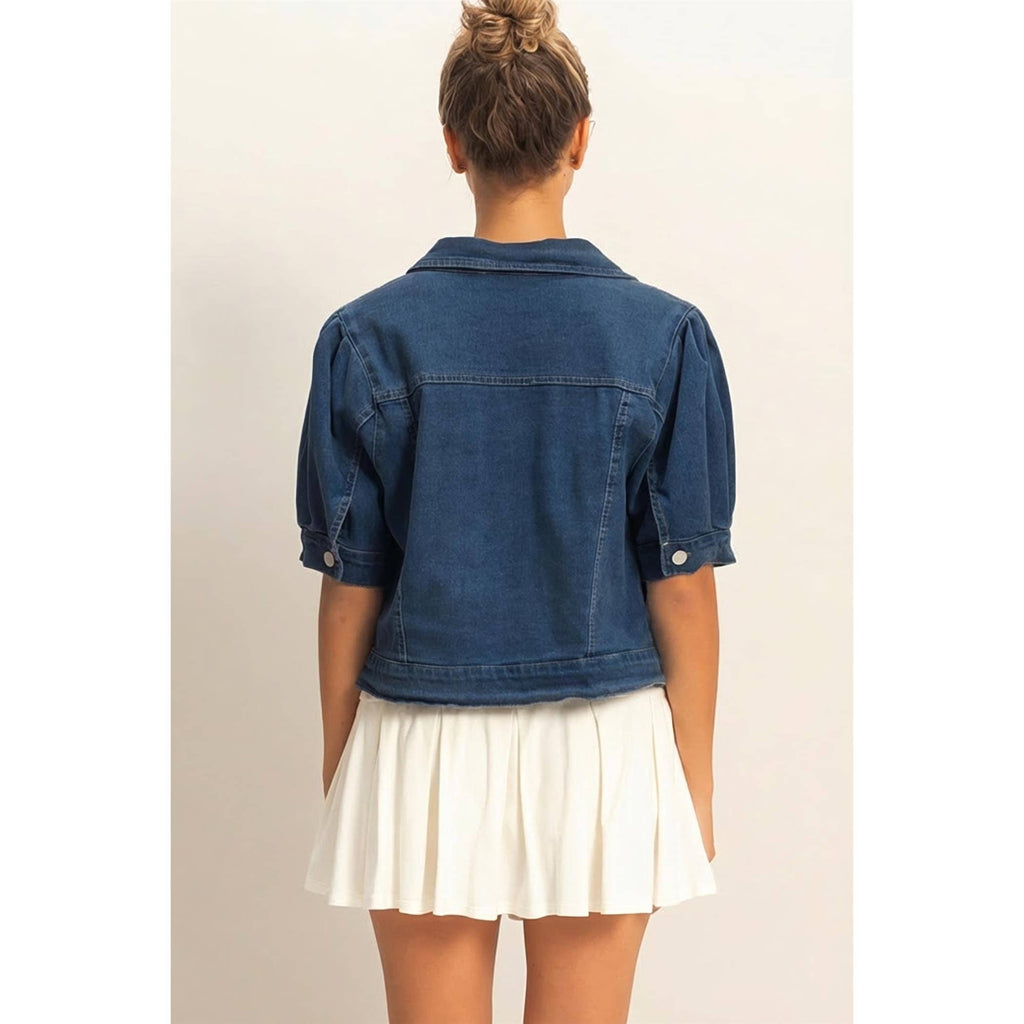 Enzyme Washed Denim Jacket