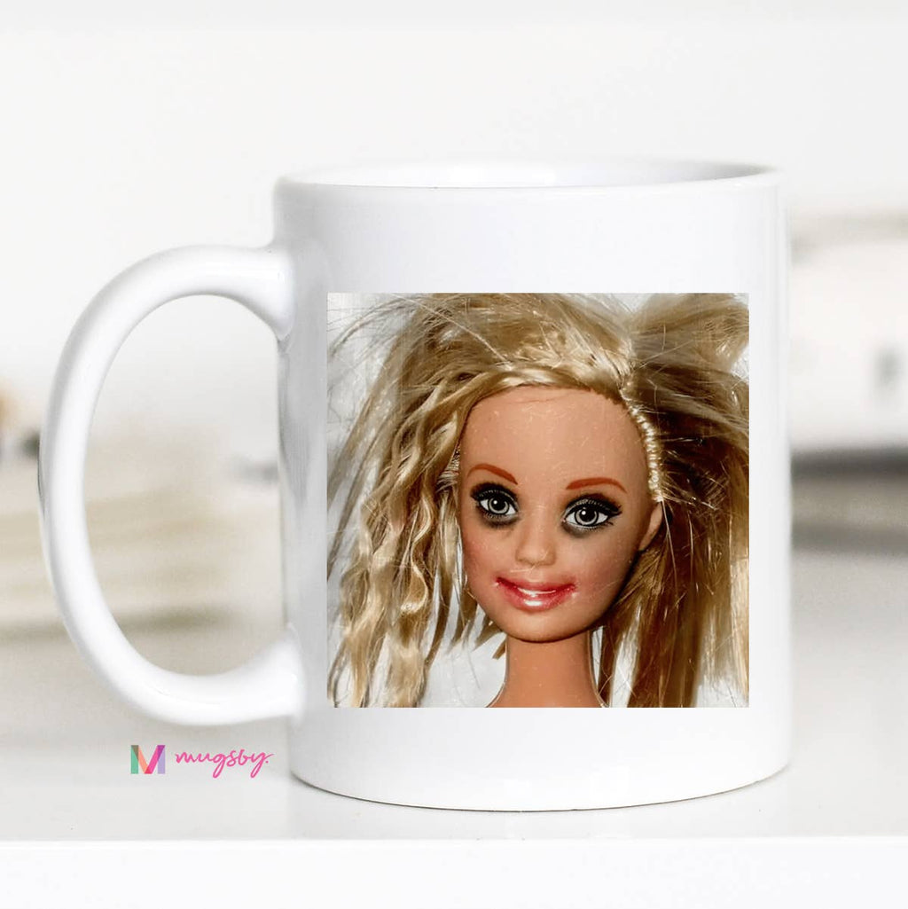 Funny Crazy Hair Doll Coffee Mug Novelty Gag Gift Mug